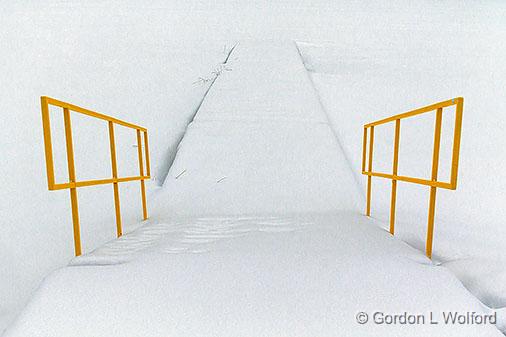 Snowy Dock_33201.jpg - Photographed along the Rideau Canal Waterway at Smiths Falls, Ontario, Canada.